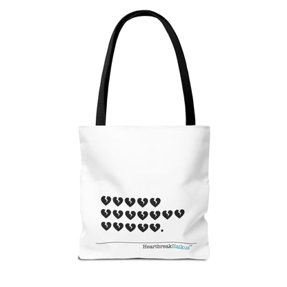 "Hieroglyph Heartbreak Haiku" Tote Bag