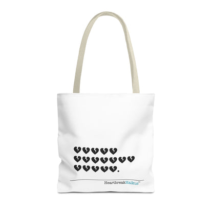 "Hieroglyph Heartbreak Haiku" Tote Bag