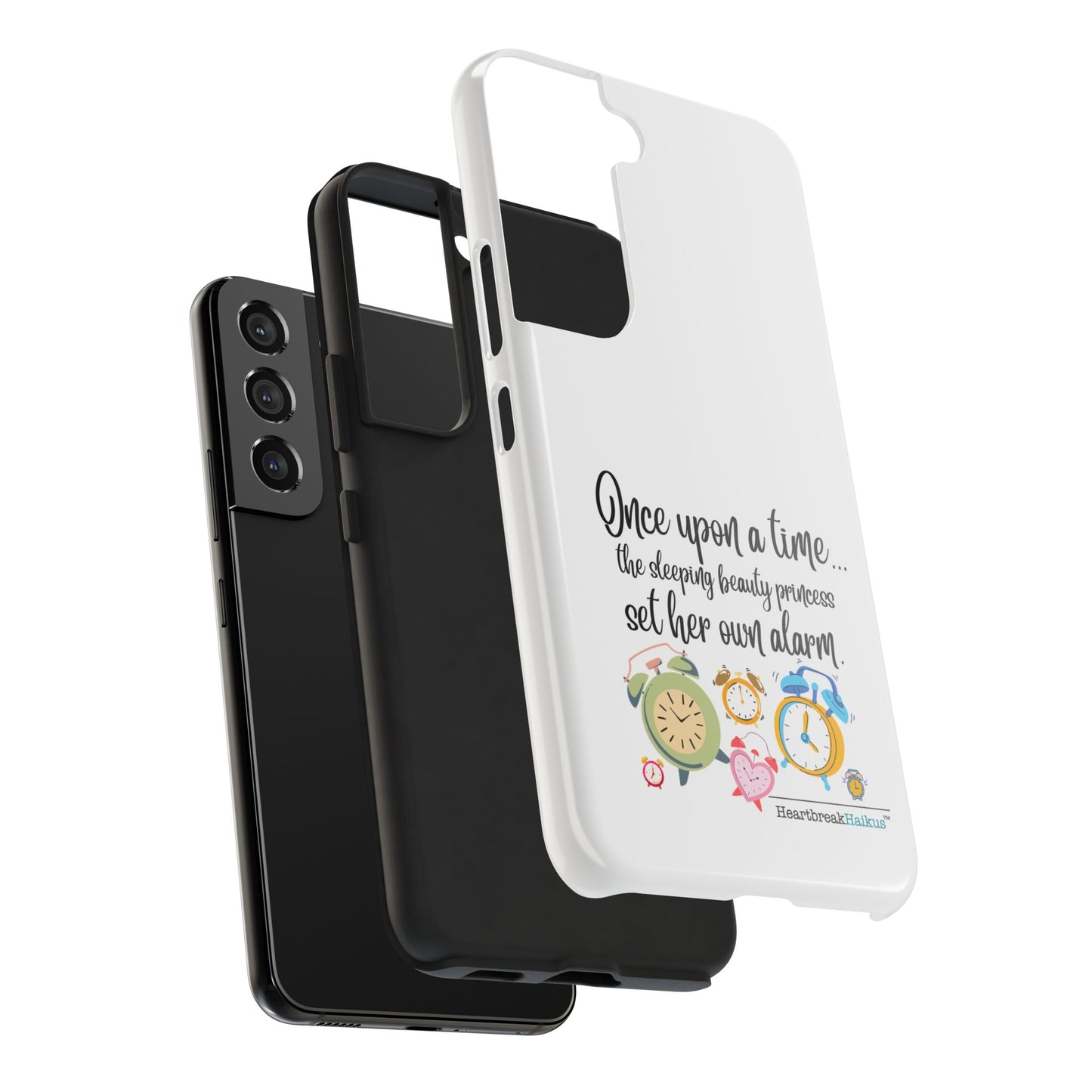 Sleeping Beauty's Alarm Tough Phone Cases (white)