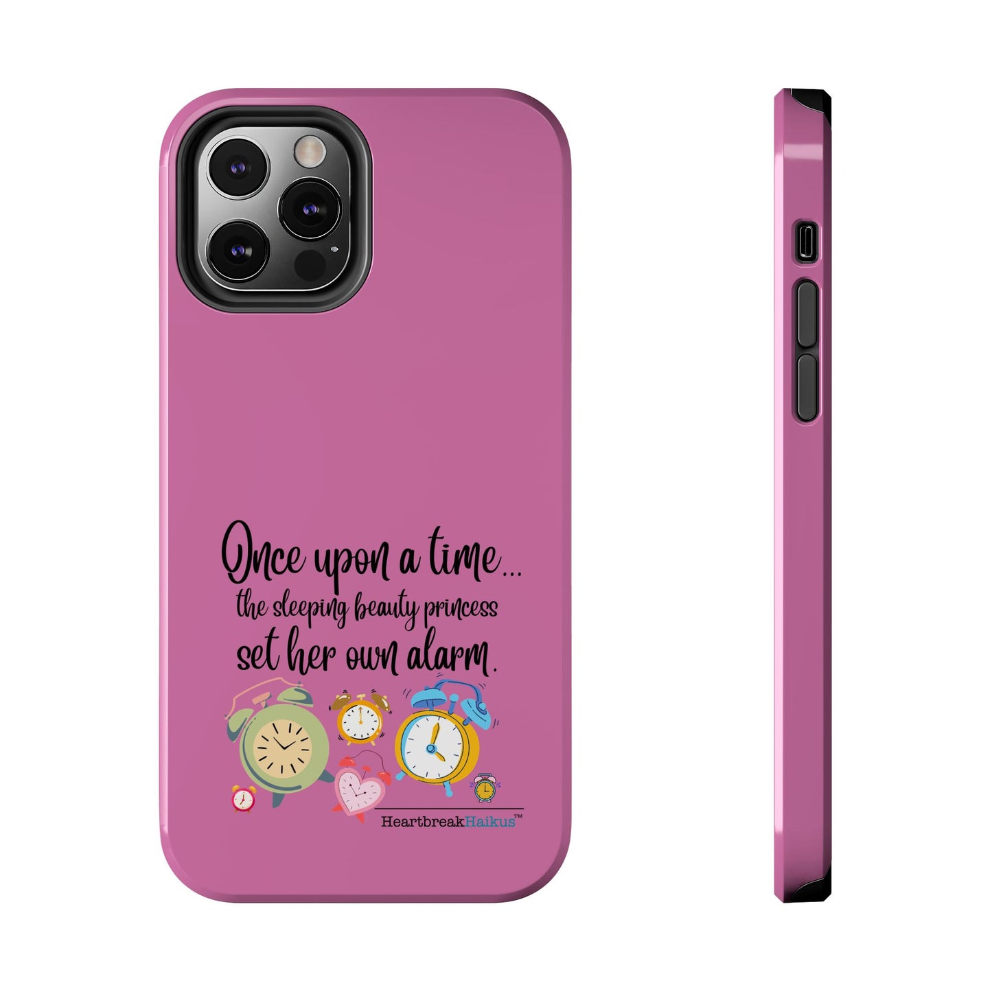 Sleeping Beauty's Alarm Tough Phone Cases (pink)