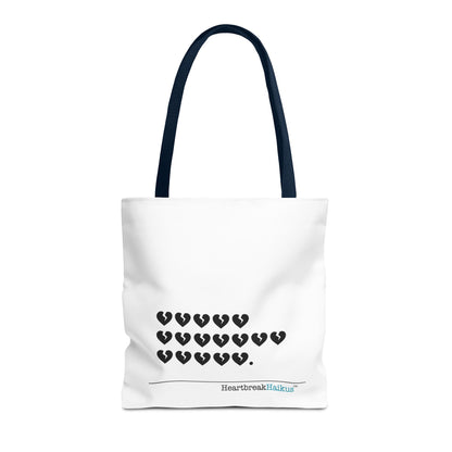 "Hieroglyph Heartbreak Haiku" Tote Bag