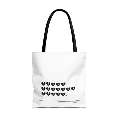 "Hieroglyph Heartbreak Haiku" Tote Bag