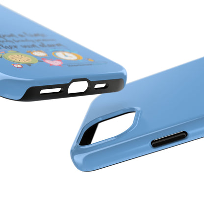 Sleeping Beauty's Alarm Tough Phone Cases (light blue)