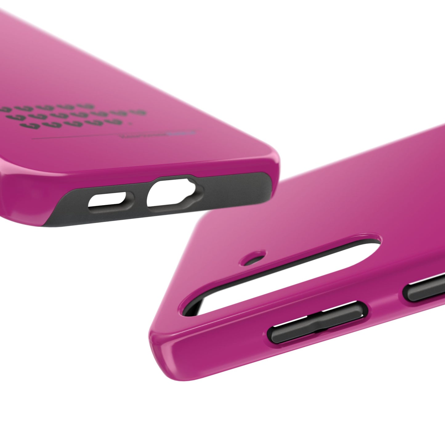 Hieroglyph Heartbreak Haiku Tough Phone Cases (hot pink)