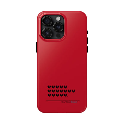 Hieroglyph Heartbreak Haiku Tough Phone Cases (red)