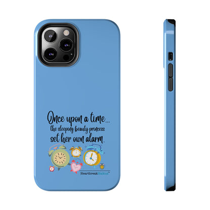 Sleeping Beauty's Alarm Tough Phone Cases (light blue)