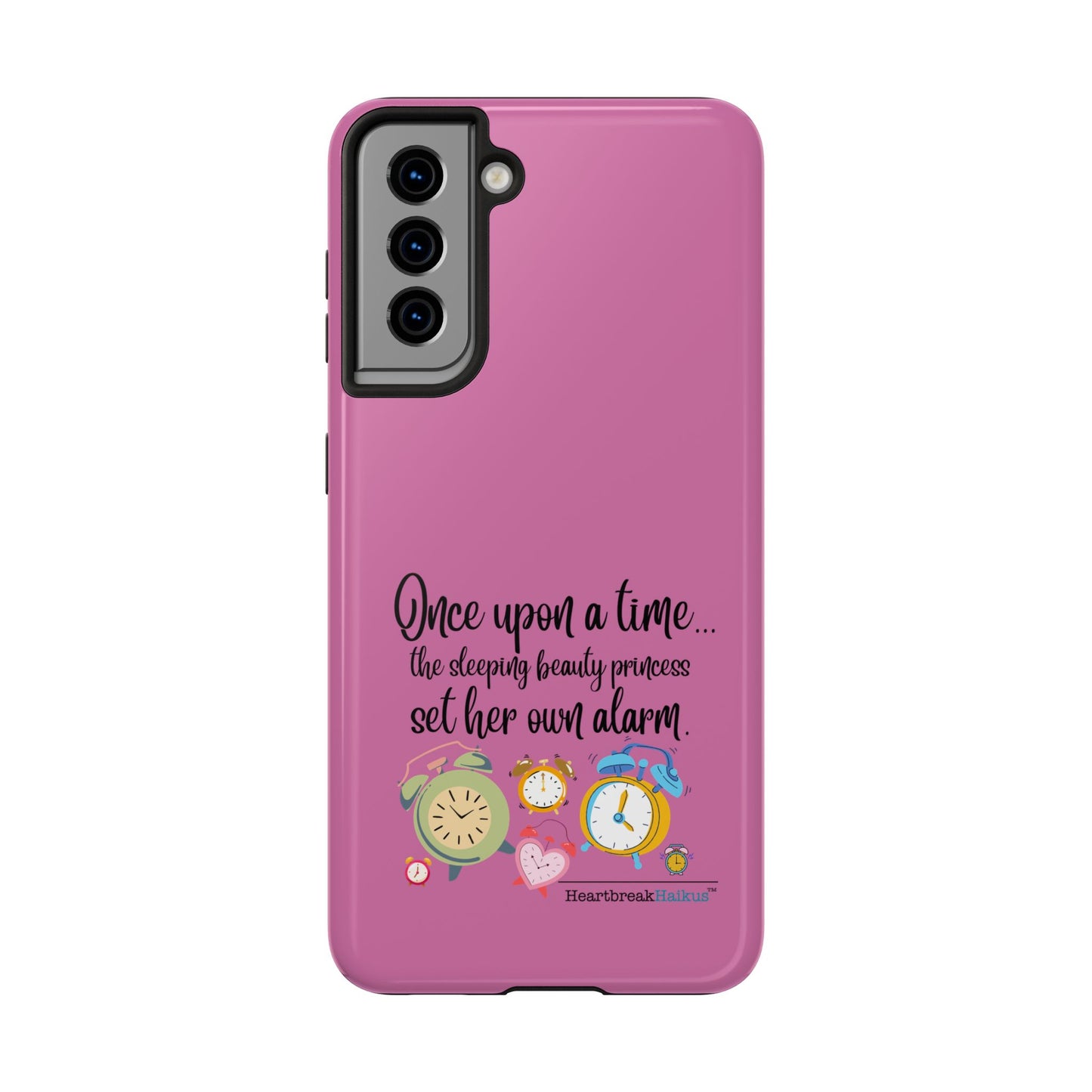 Sleeping Beauty's Alarm Tough Phone Cases (pink)