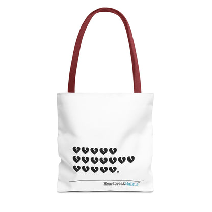 "Hieroglyph Heartbreak Haiku" Tote Bag