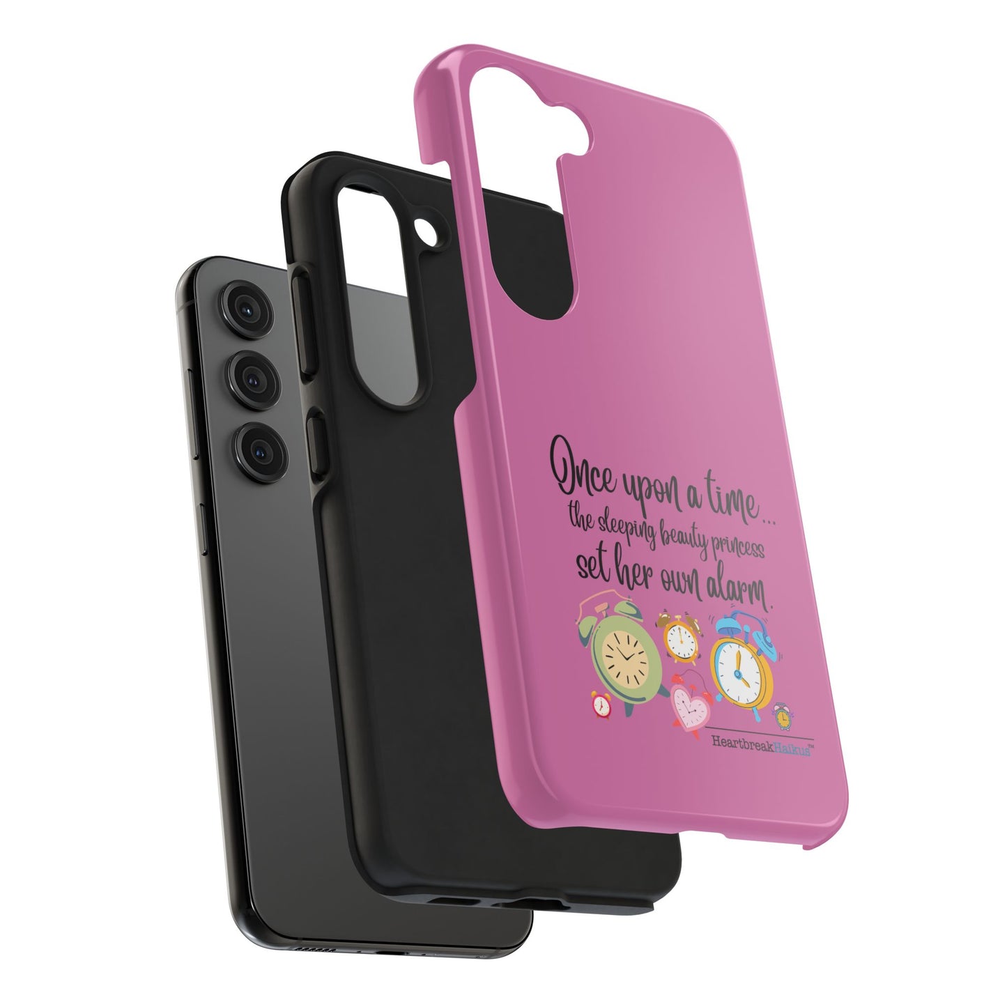 Sleeping Beauty's Alarm Tough Phone Cases (pink)