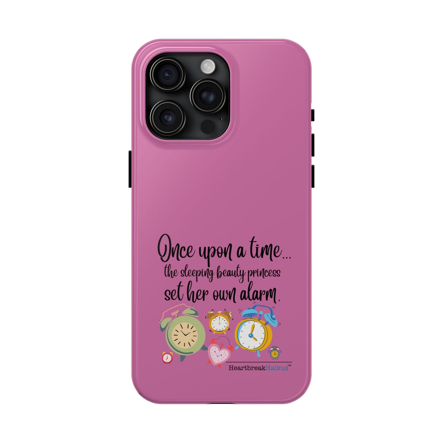 Sleeping Beauty's Alarm Tough Phone Cases (pink)