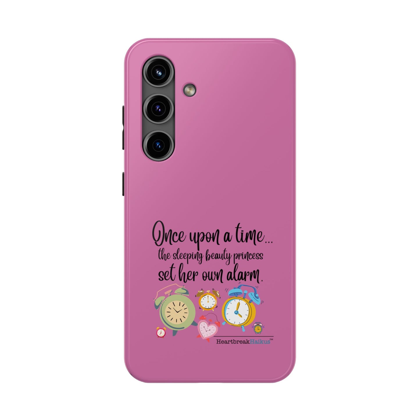 Sleeping Beauty's Alarm Tough Phone Cases (pink)