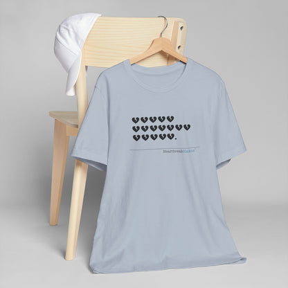 Hieroglyph Heartbreak Haiku. Unisex Jersey T-Shirt  (lightweight)