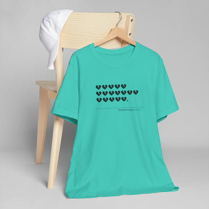 Hieroglyph Heartbreak Haiku. Unisex Jersey T-Shirt  (lightweight)