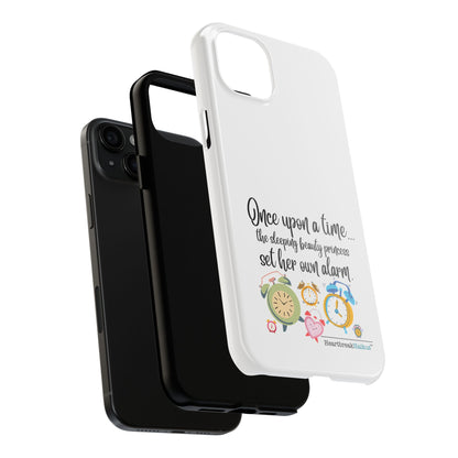 Sleeping Beauty's Alarm Tough Phone Cases (white)