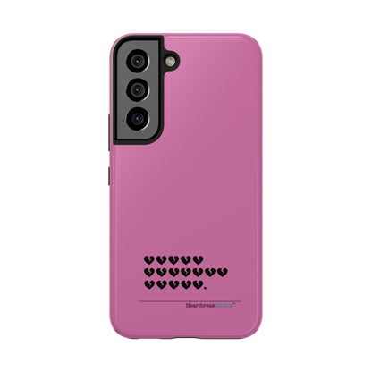 Hieroglyph Heartbreak Haiku Tough Phone Cases (pink)