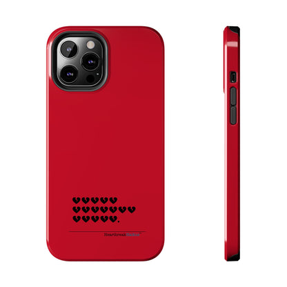 Hieroglyph Heartbreak Haiku Tough Phone Cases (red)