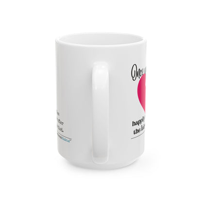 "Once upon a time...the fairy tale died." Dual-Design Ceramic Mug (11oz or 15oz, Dual-Design)