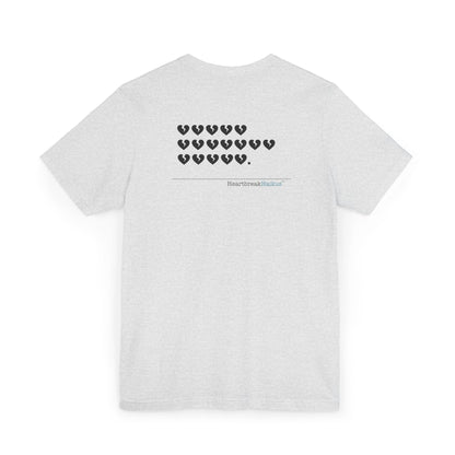 Hieroglyph Heartbreak Haiku. Unisex Jersey T-Shirt  (lightweight)