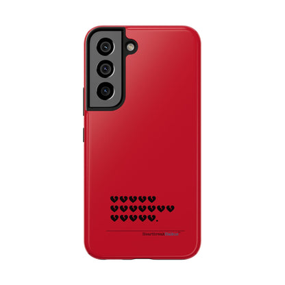 Hieroglyph Heartbreak Haiku Tough Phone Cases (red)