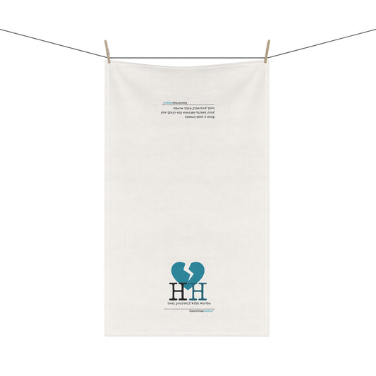 "Heal yourself with words." Kitchen Towel