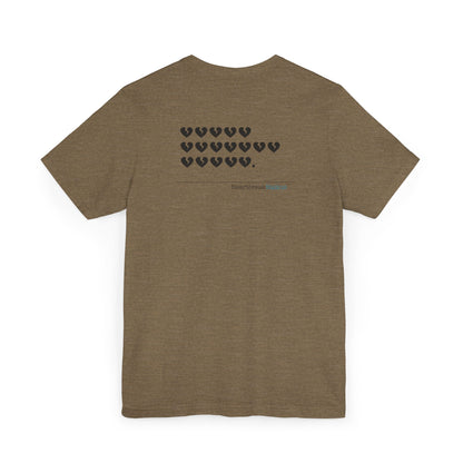 Hieroglyph Heartbreak Haiku. Unisex Jersey T-Shirt  (lightweight)