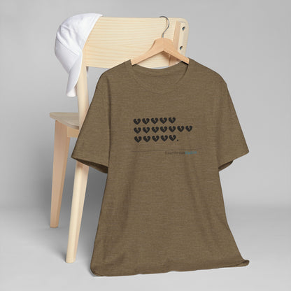 Hieroglyph Heartbreak Haiku. Unisex Jersey T-Shirt  (lightweight)