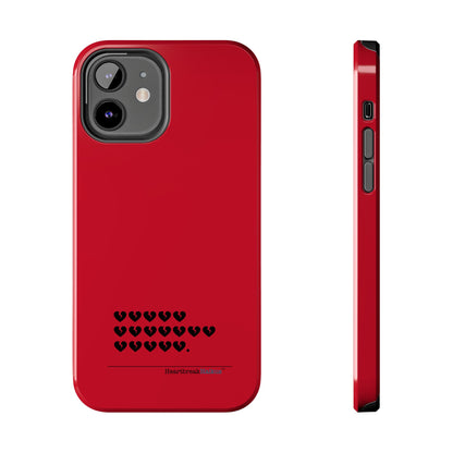 Hieroglyph Heartbreak Haiku Tough Phone Cases (red)