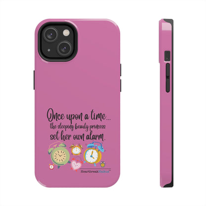 Sleeping Beauty's Alarm Tough Phone Cases (pink)