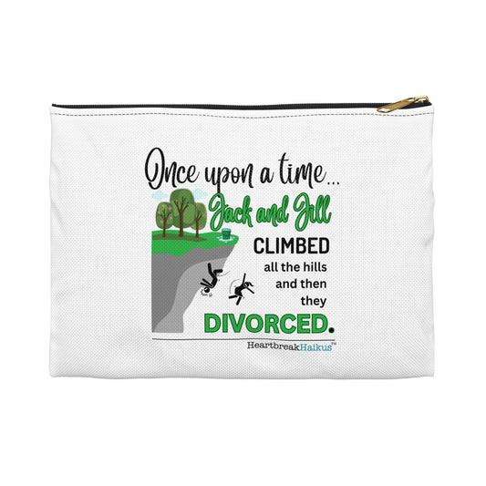 Jack and Jill Divorced. Accessory Pouch