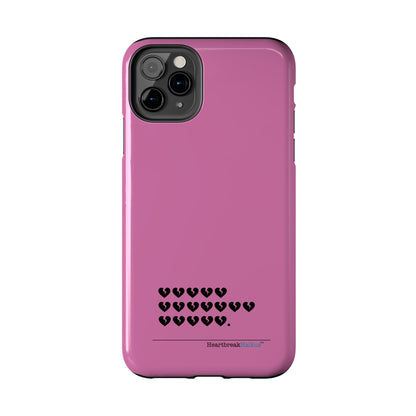 Hieroglyph Heartbreak Haiku Tough Phone Cases (pink)