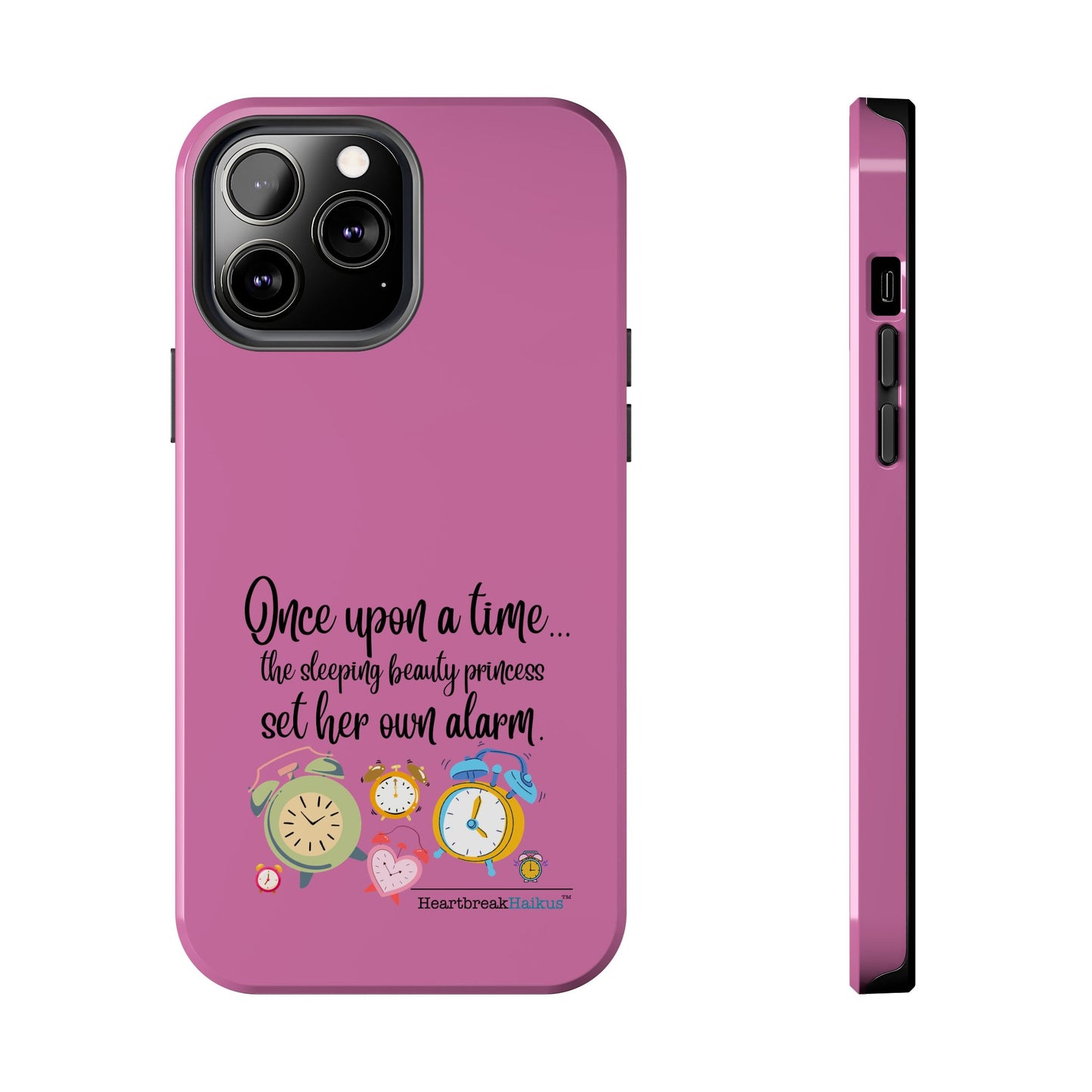 Sleeping Beauty's Alarm Tough Phone Cases (pink)