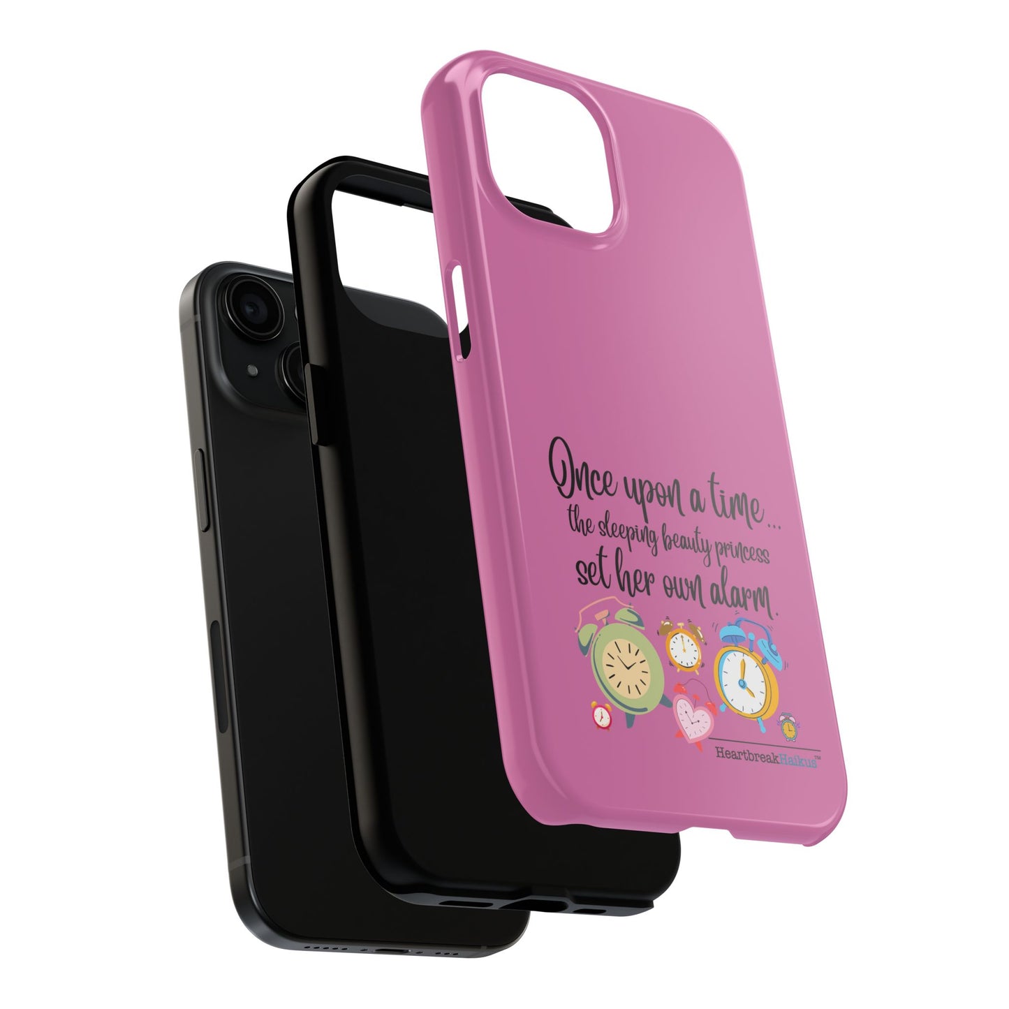 Sleeping Beauty's Alarm Tough Phone Cases (pink)