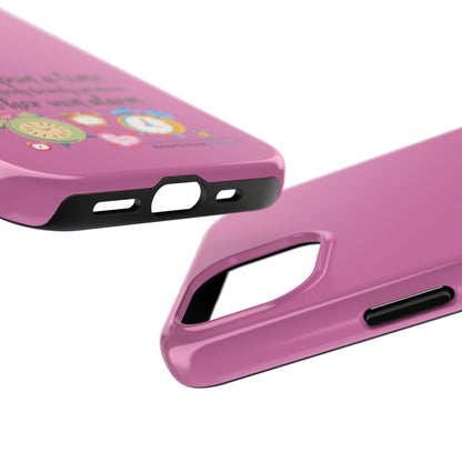 Sleeping Beauty's Alarm Tough Phone Cases (pink)