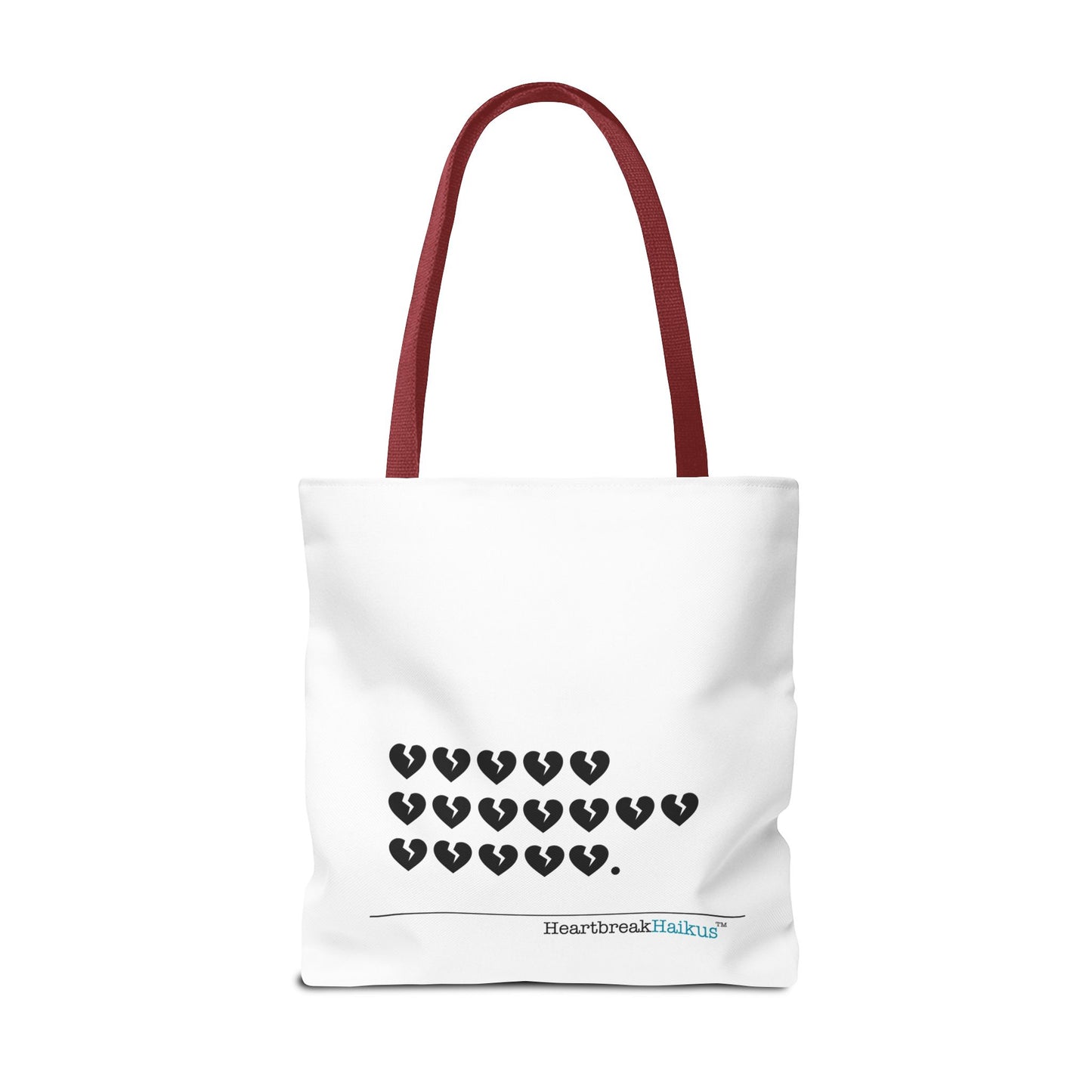 "Hieroglyph Heartbreak Haiku" Tote Bag