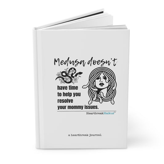 "Medusa and Your Mommy." Hardcover Journal (Dual-Design, Matte Finish)