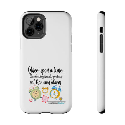 Sleeping Beauty's Alarm Tough Phone Cases (white)