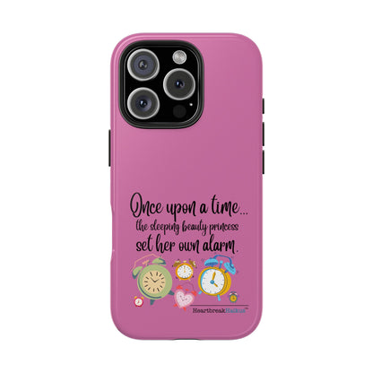 Sleeping Beauty's Alarm Tough Phone Cases (pink)