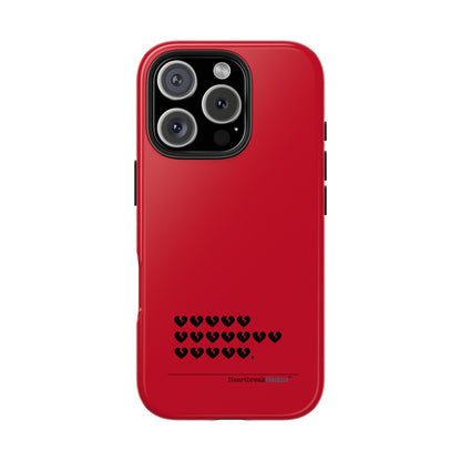 Hieroglyph Heartbreak Haiku Tough Phone Cases (red)