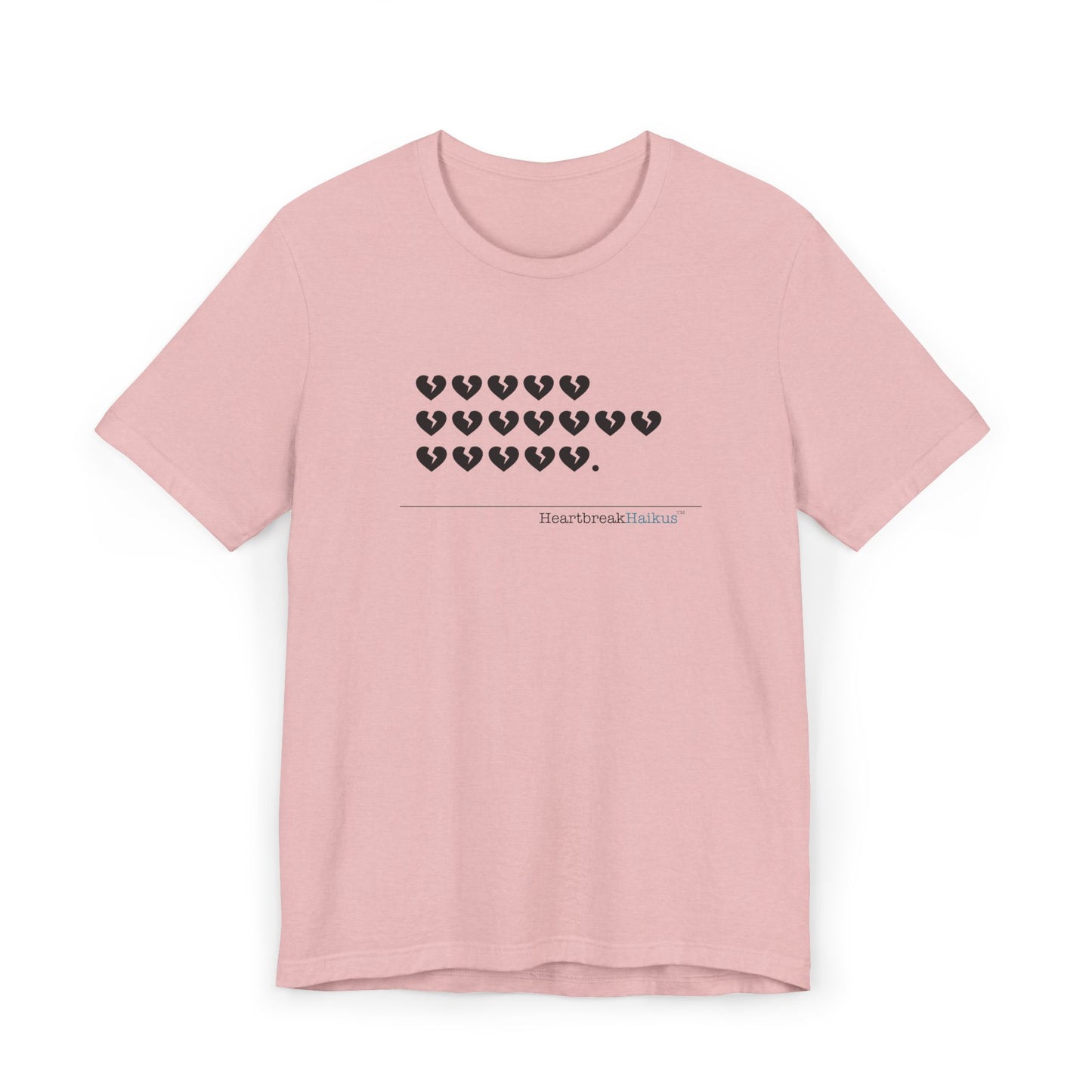 Hieroglyph Heartbreak Haiku. Unisex Jersey T-Shirt  (lightweight)