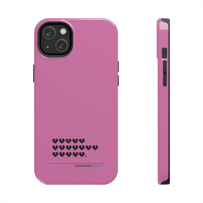 Hieroglyph Heartbreak Haiku Tough Phone Cases (pink)