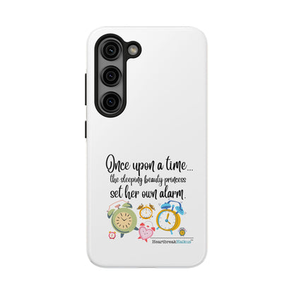 Sleeping Beauty's Alarm Tough Phone Cases (white)