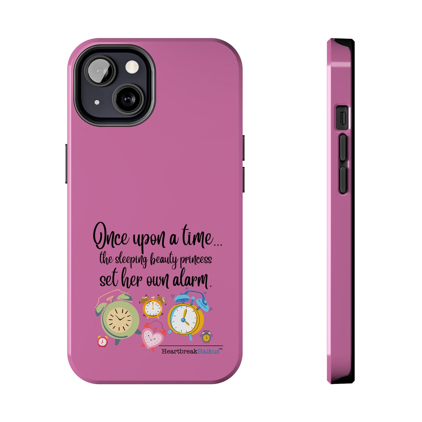 Sleeping Beauty's Alarm Tough Phone Cases (pink)