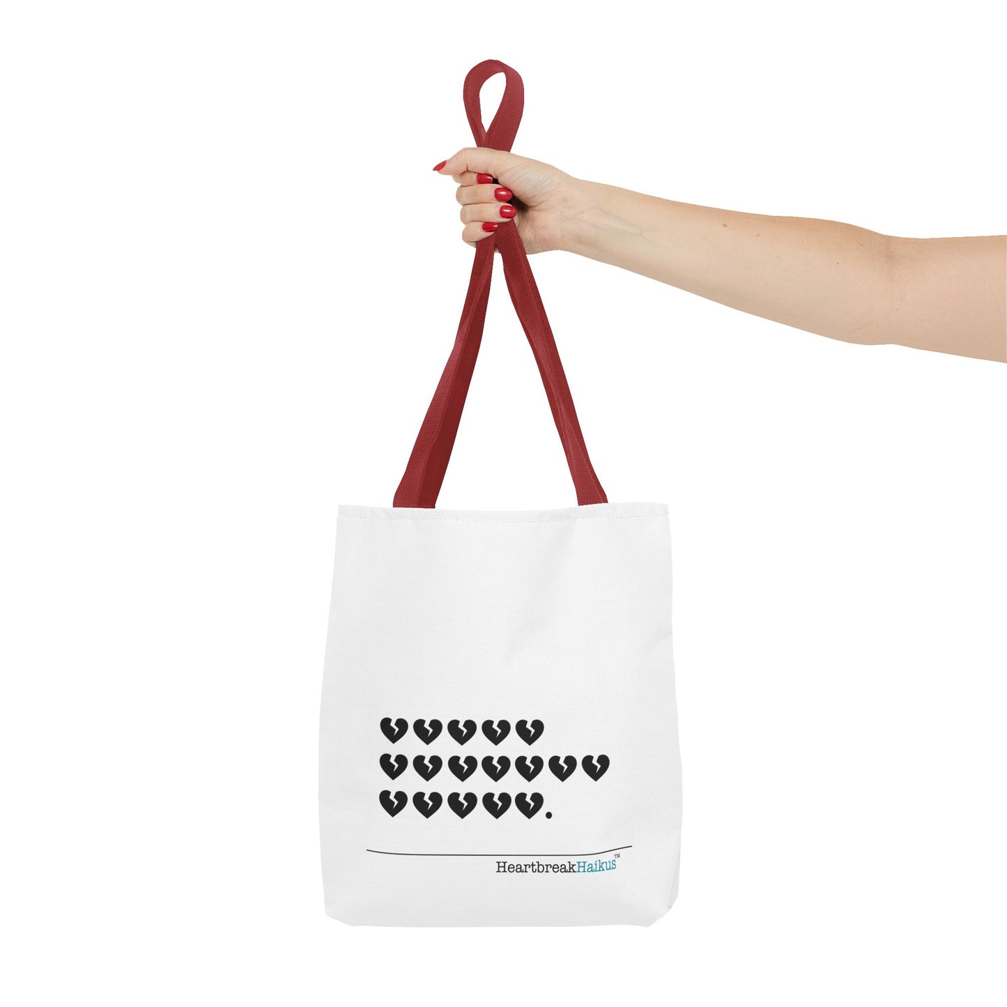 "Hieroglyph Heartbreak Haiku" Tote Bag