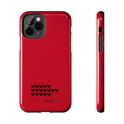 Hieroglyph Heartbreak Haiku Tough Phone Cases (red)