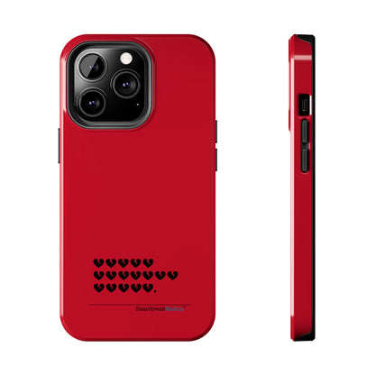 Hieroglyph Heartbreak Haiku Tough Phone Cases (red)