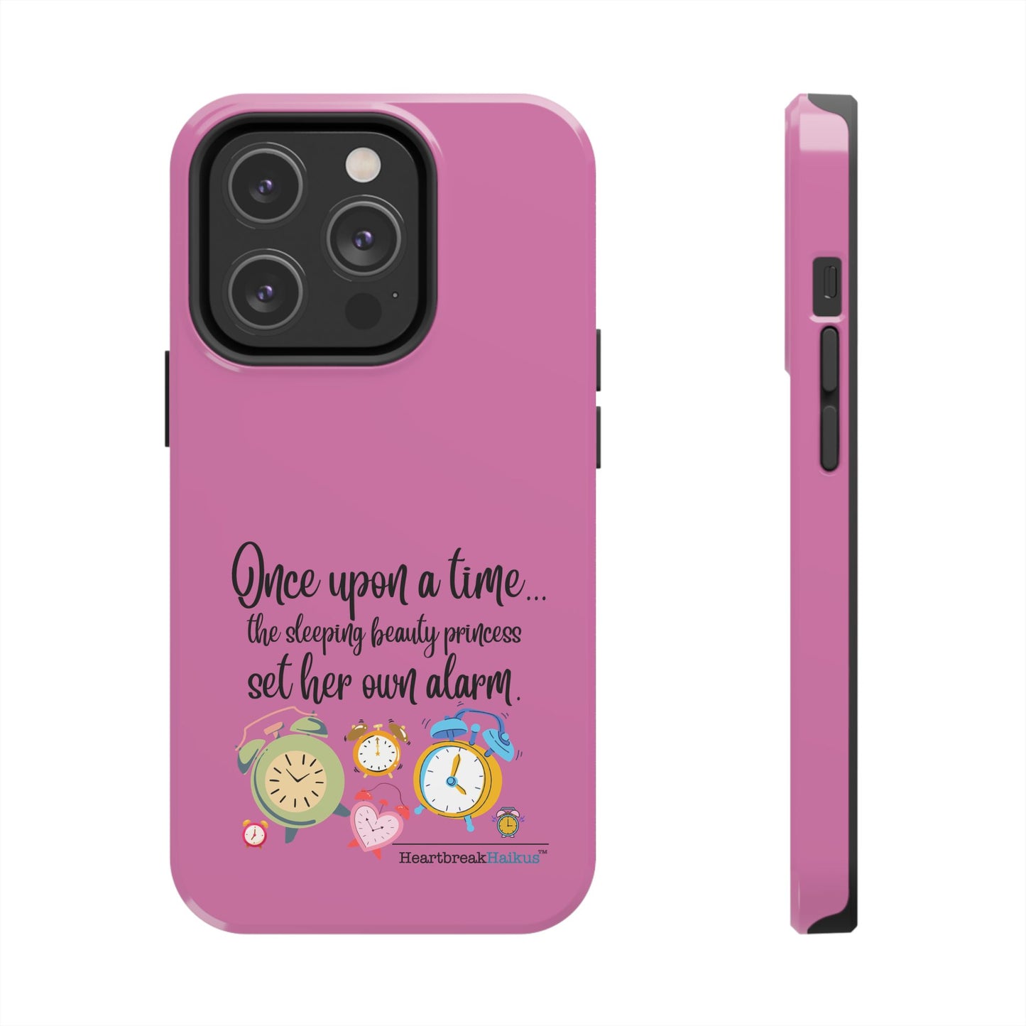 Sleeping Beauty's Alarm Tough Phone Cases (pink)