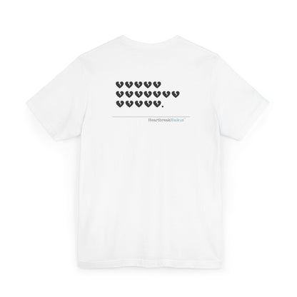 Hieroglyph Heartbreak Haiku. Unisex Jersey T-Shirt  (lightweight)