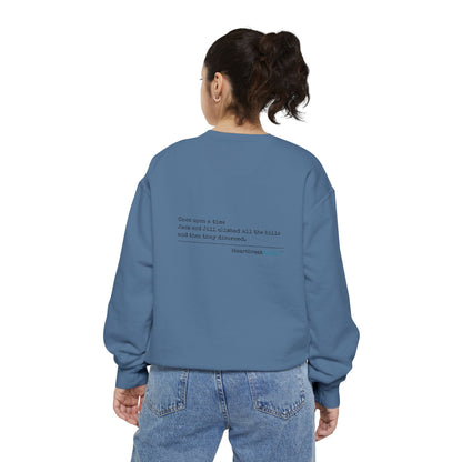 Luxurious comfort and style are what this unisex, garment-dyed sweatshirt is all about. It's made with 80% ring-spun cotton and 20% polyester and the fabric is 3-end garment-dyed, ring-spun, color-blast fleece with a 100% cotton face. Each sweatshirt come