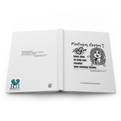 "Medusa and Your Mommy." Hardcover Journal (Dual-Design, Matte Finish)