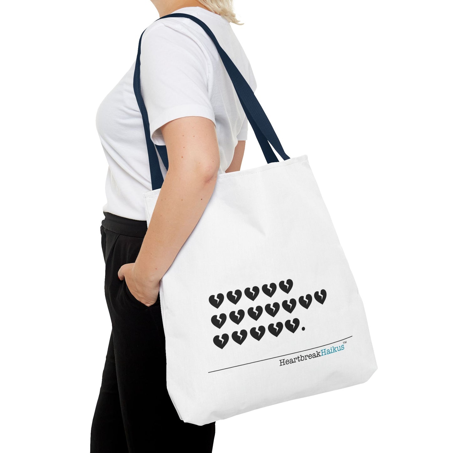 "Hieroglyph Heartbreak Haiku" Tote Bag